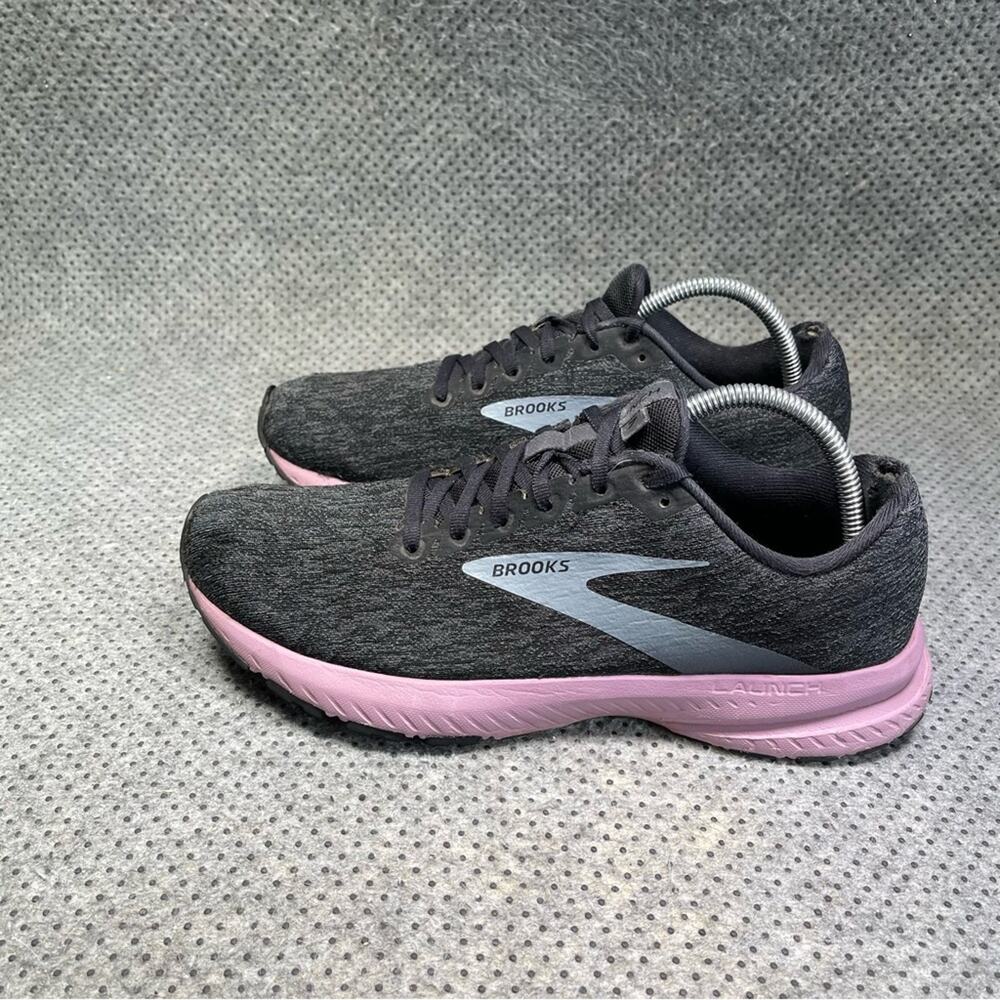 Brooks Launch 7 Gray Black Running Shoes Size 10.5 Women’s